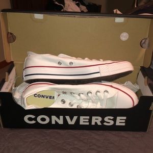 BRAND NEW WHITE CONVERSE
